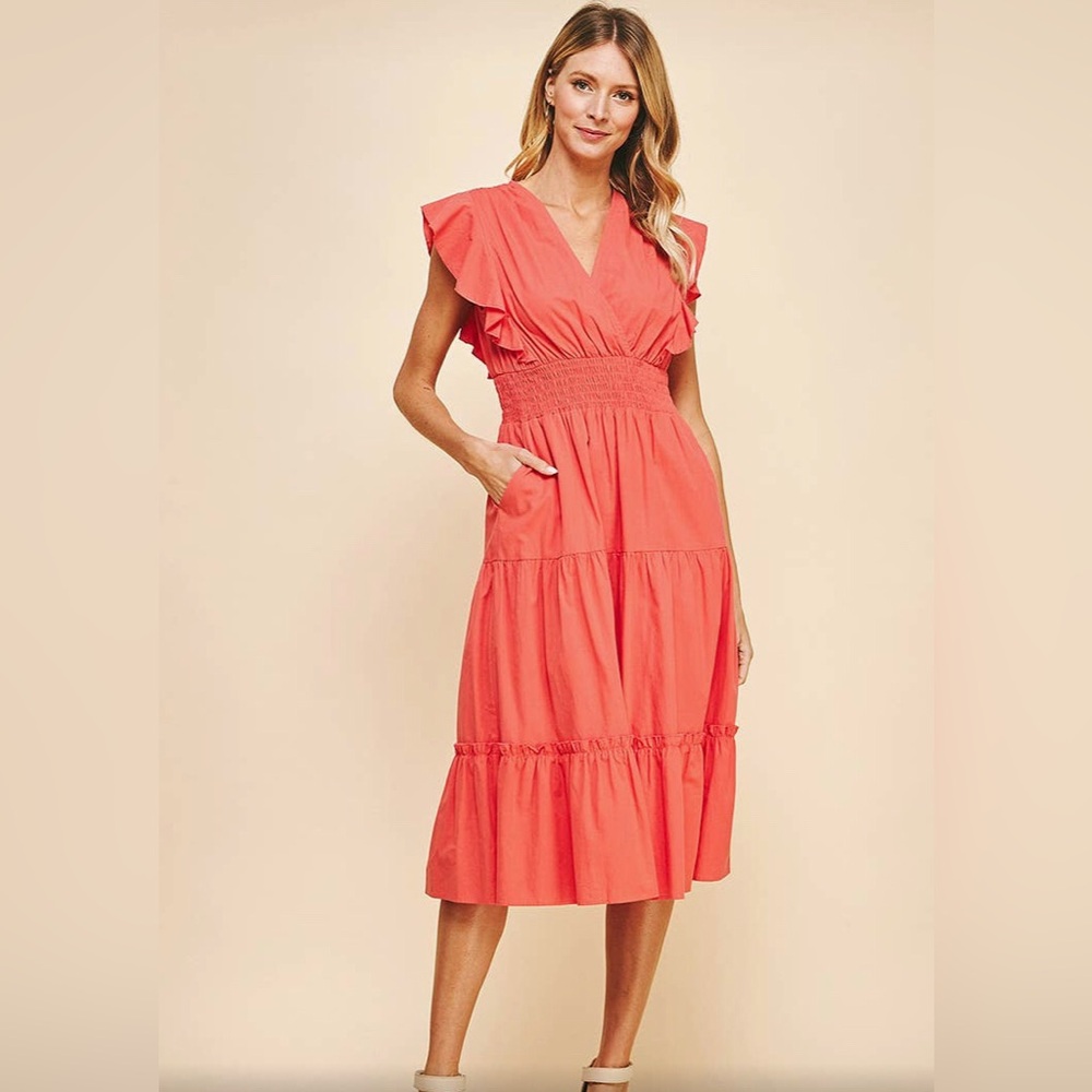 Pinch Midi Large Dress